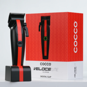 Máquina Clipper Veloce Lite Negra/Roja – COCCO