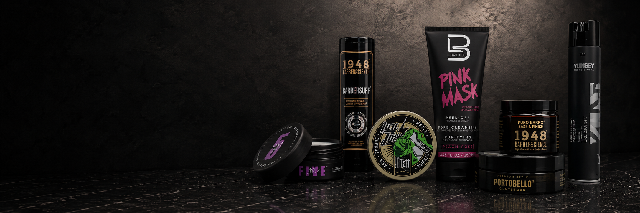 productos de acabado barberia y peluqueria